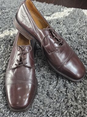 Magnani Men's Cap-Toe Derby Dress Shoes - Brown Size 9.5D